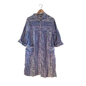 Vintage Midcentury Models Coat Housecoat